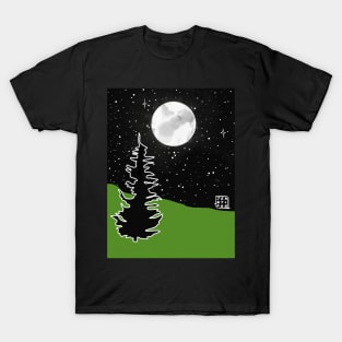 Pine Tree Moon T-Shirt